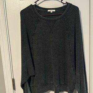 Z Supply Heather grey Bat sleeve shirt